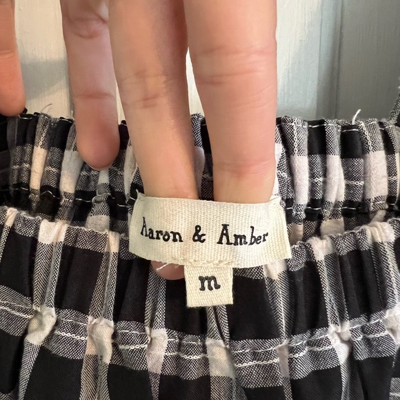 Petal and Pup Gingham Black and white Mini dress - Picture 5 of 5